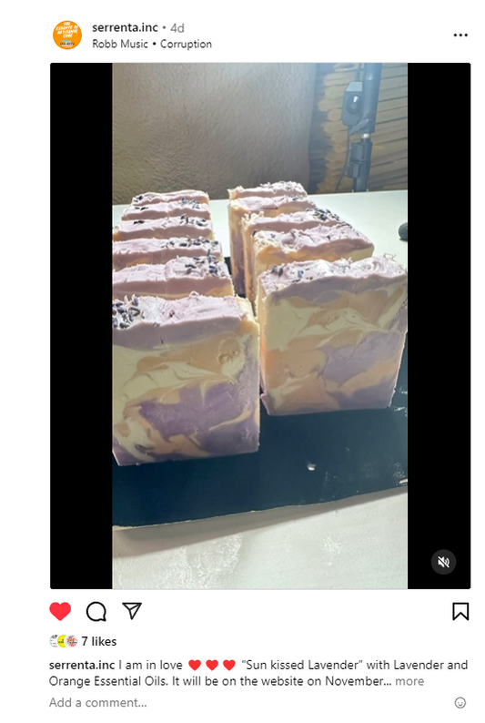 Sun kissed Lavender