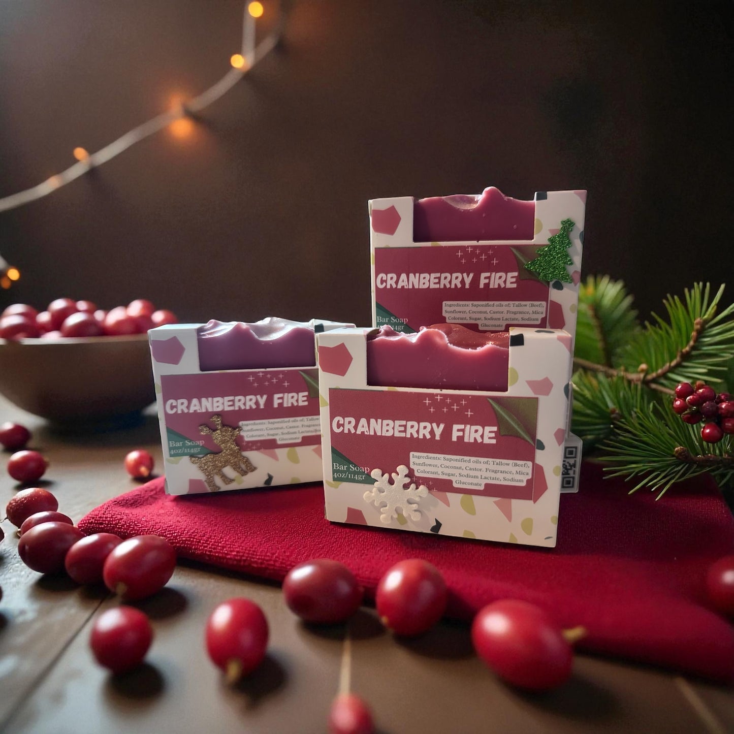 Cranberry Fire Bar Soap