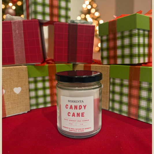 Candy Cane Candle