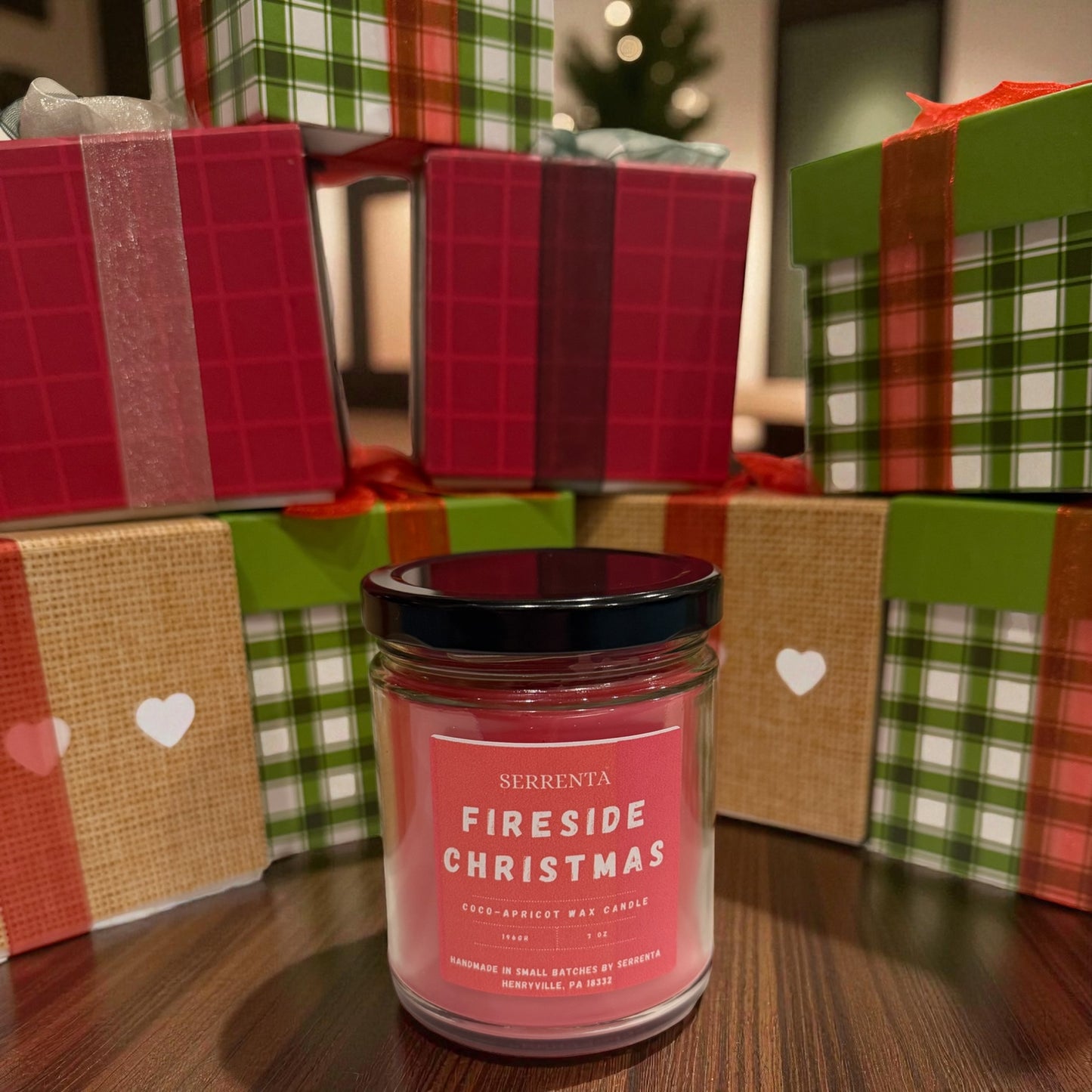 Fireside Christmas Candle