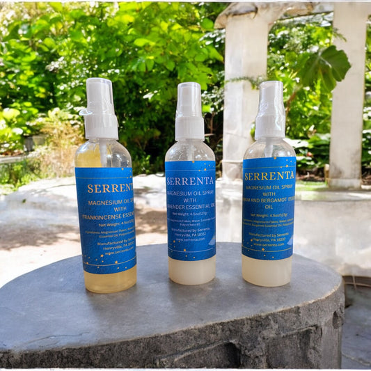 Magnesium Oil Spray with Frankincense Essential Oil