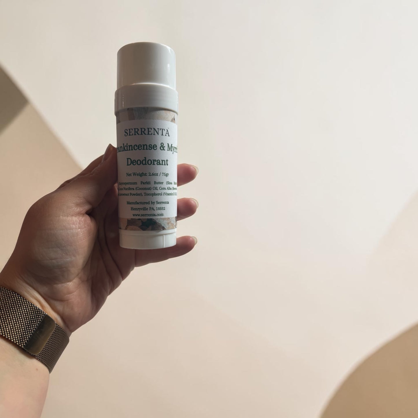 Frankincense and Myrrh Natural Deodorant