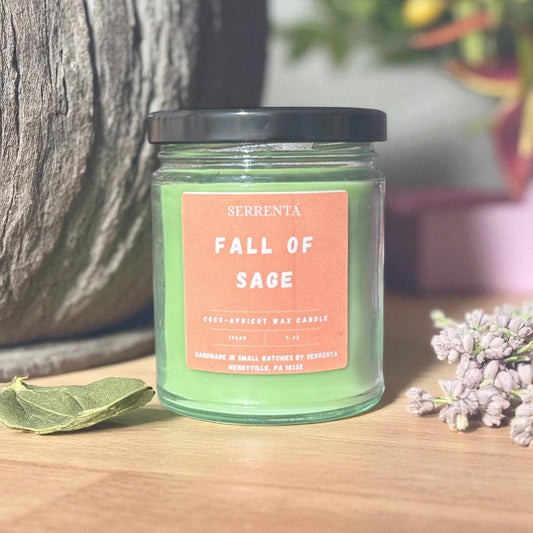 Fall of Sage Candle